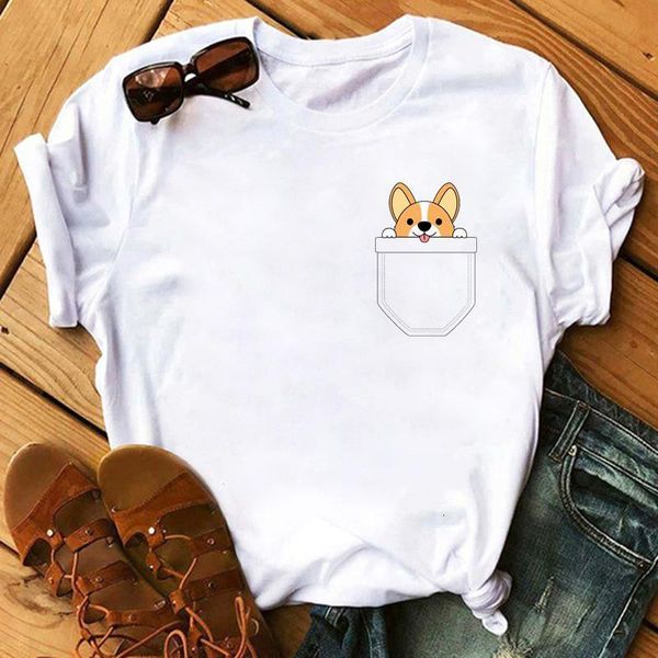 maycaur funcy corgi pocket parted women t рубашки мягкие удобные футболки 90-х годов милые топы harajuku kawaii графические тройники женские, White
maycaur funcy corgi pocket parted women t рубашки мягкие удобные футболки 90-х годов милые топы harajuku kawaii графические тройники женские, White