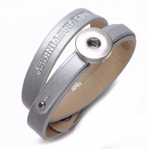 charm bracelets arrivals pu leather diy lucky armband snap bracelet 18mm button jewelry for sz0479b, Golden;silver
charm bracelets arrivals pu leather diy lucky armband snap bracelet 18mm button jewelry for sz0479b, Golden;silver
