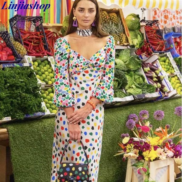 vintage colorful dot print autumn summer dress women square neck slim waist satin party dress robe femme dropshipping1, Black;gray
vintage colorful dot print autumn summer dress women square neck slim waist satin party dress robe femme dropshipping1, Black;gray