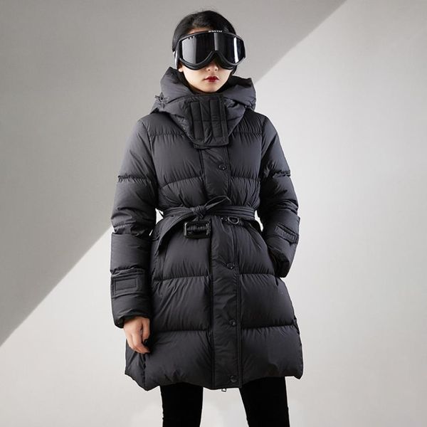 winter double-layer neck style hood women's cute duck heavier warm coat down jacket with cold belt f216, Black
winter double-layer neck style hood women's cute duck heavier warm coat down jacket with cold belt f216, Black