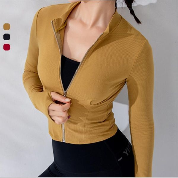 yoga outfits tight slimming sports jacket ladies fitness long-sleeve gym zipper outdoor shirts quick-drying running suit, White;red
yoga outfits tight slimming sports jacket ladies fitness long-sleeve gym zipper outdoor shirts quick-drying running suit, White;red