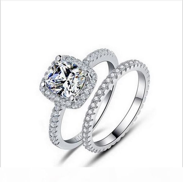 sz 5-10 women's fashion square cz simulated diamond gemstone rings set 10kt white gold filled engagement wedding bride jewelry 2-in-1, Slivery;golden
sz 5-10 women's fashion square cz simulated diamond gemstone rings set 10kt white gold filled engagement wedding bride jewelry 2-in-1, Slivery;golden
