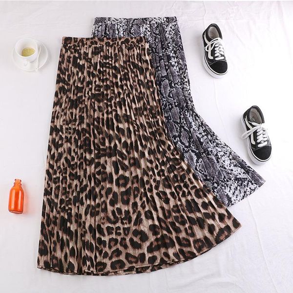 skirts leopard pleated skirt autumn winter arrive korean high waist slim snake print elegant fashion mid length women, Black
skirts leopard pleated skirt autumn winter arrive korean high waist slim snake print elegant fashion mid length women, Black