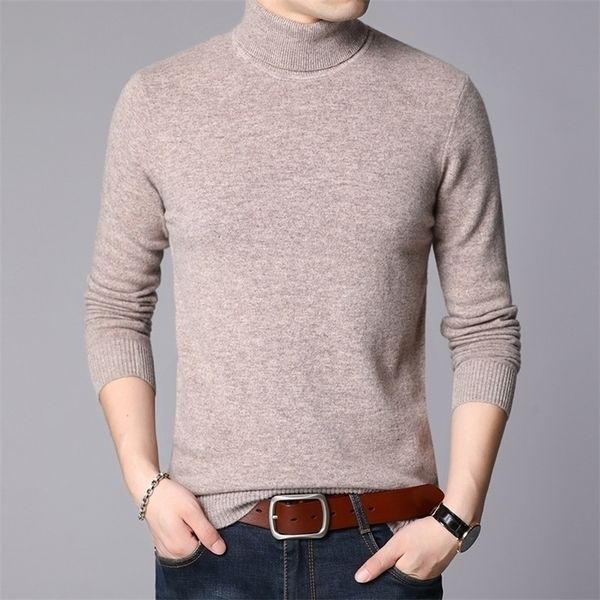 winter cashmere turtleneck sweater for men pullover youth pure color 100% wool all-match pull homme knitted casual jersey hombre 201201, White;black
winter cashmere turtleneck sweater for men pullover youth pure color 100% wool all-match pull homme knitted casual jersey hombre 201201, White;black