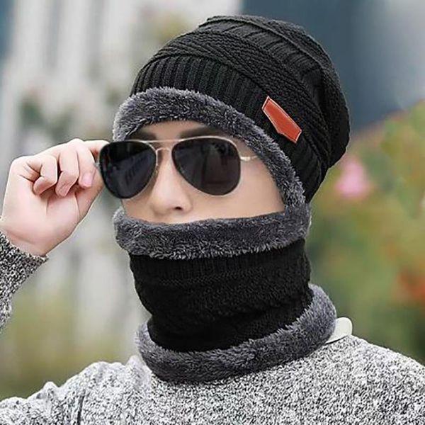 beanie/skull caps winter hat cotton thicken warm beanies for men woman knitted hats bonnet brimless fur men's cap set, Blue;gray
beanie/skull caps winter hat cotton thicken warm beanies for men woman knitted hats bonnet brimless fur men's cap set, Blue;gray
