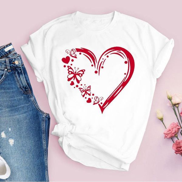 women print 90s love heart butterfly fashion cartoon casual summer lady t-shirt shirt womens clothing tees female t shirt, White
women print 90s love heart butterfly fashion cartoon casual summer lady t-shirt shirt womens clothing tees female t shirt, White