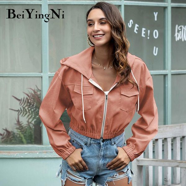 beiyingni women's jacket zipper casual autumn winter cropped female harajuku hooded coats streetwear fashion oversized chic, Black;brown
beiyingni women's jacket zipper casual autumn winter cropped female harajuku hooded coats streetwear fashion oversized chic, Black;brown