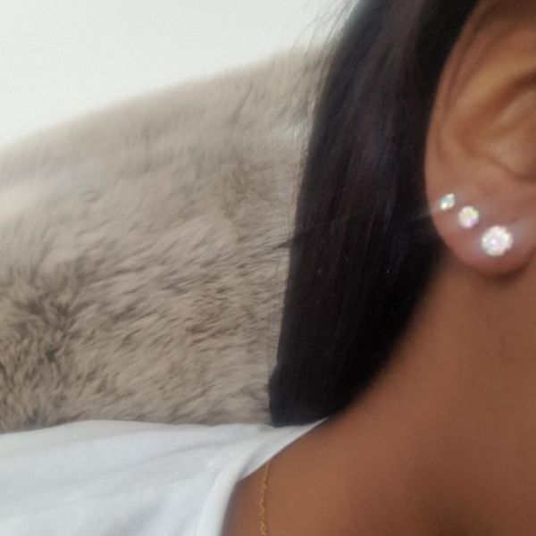 lot 4pcs ab zircon bioplast labret monroe lip stud ear cartiliage tragus helix piercing stud ring 16g body jewelry q bbyihm, Silver
lot 4pcs ab zircon bioplast labret monroe lip stud ear cartiliage tragus helix piercing stud ring 16g body jewelry q bbyihm, Silver
