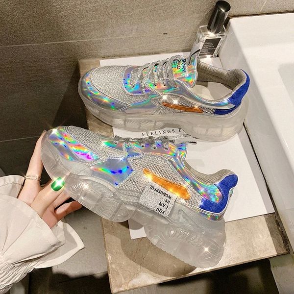 crystal sneakers women flats shoes new thick bottom heighten walking footwear fashion laser dazzle jelly casual shoes women #bl6j
crystal sneakers women flats shoes new thick bottom heighten walking footwear fashion laser dazzle jelly casual shoes women #bl6j