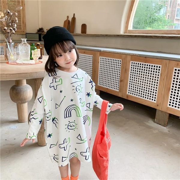 2020 new girls fashion loose cartoon dresses long sleeve o-neck pure cotton casual princess dress for kids1, Red;yellow
2020 new girls fashion loose cartoon dresses long sleeve o-neck pure cotton casual princess dress for kids1, Red;yellow