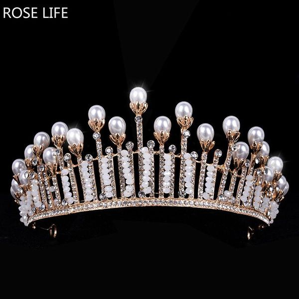 rose lifebaroque fashion imitation pearl crystal bride crown wedding accessories handmade rhinestone bridal headdress, Golden;silver
rose lifebaroque fashion imitation pearl crystal bride crown wedding accessories handmade rhinestone bridal headdress, Golden;silver