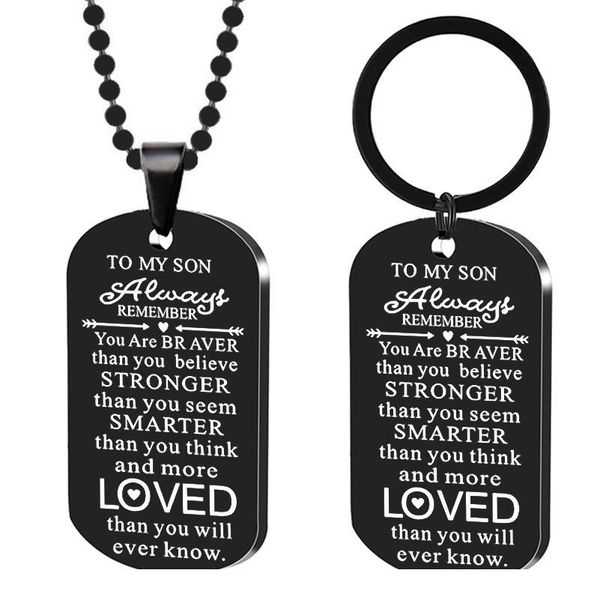 stainless steel dog tag pendant necklace dog tags army family to my my daughter son necklaces boys kids child inspiratio qylbbo, Black
stainless steel dog tag pendant necklace dog tags army family to my my daughter son necklaces boys kids child inspiratio qylbbo, Black