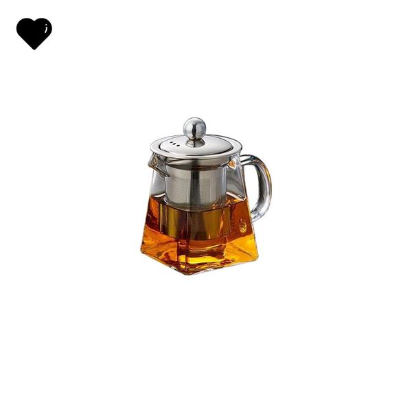 clear borosilicate glass teapot with stainless steel infuser strainer heat resistant loose leaf tea pot 90 n2
clear borosilicate glass teapot with stainless steel infuser strainer heat resistant loose leaf tea pot 90 n2