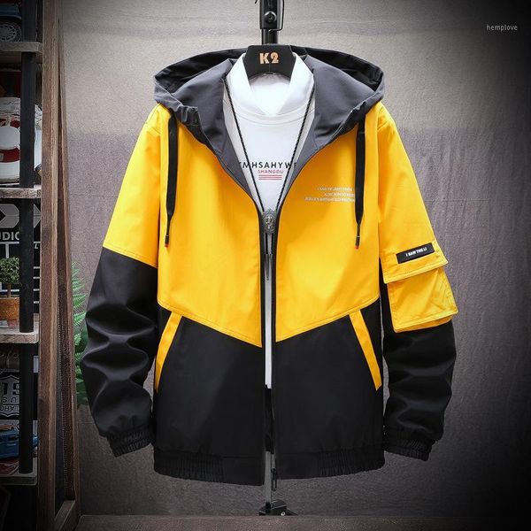 harajuku patchwork jackets for men hooded long sleeve zipper jacket coats autumn winter korean fashion overalls casual jacket1, Black;brown
harajuku patchwork jackets for men hooded long sleeve zipper jacket coats autumn winter korean fashion overalls casual jacket1, Black;brown