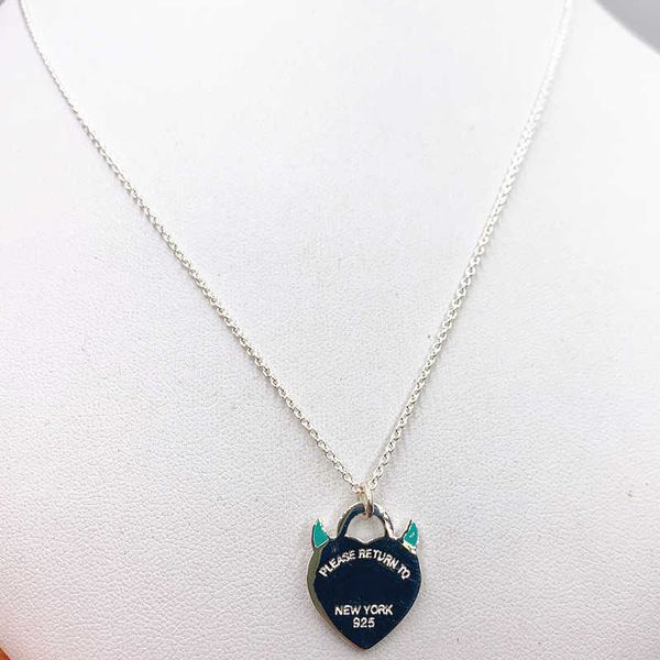 ttff - women's heart 925 silver necklace, warm jewelry, devil pattern enamel, original gift, exclusive discount, 1:1
ttff - women's heart 925 silver necklace, warm jewelry, devil pattern enamel, original gift, exclusive discount, 1:1
