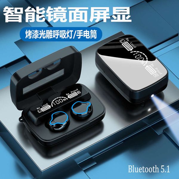 sport mirror touch m9 5.1 stereo bluetooth wirels headset