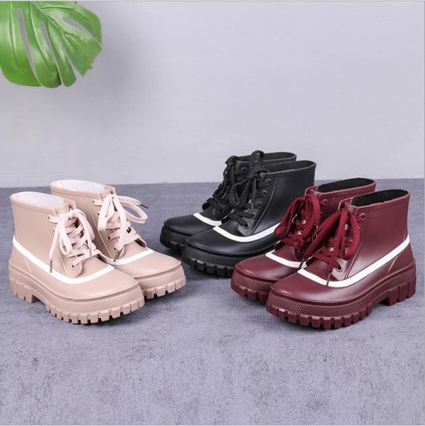 short puddles new luxury designer home garden working women's boots fashion environmental protection rain boots waterproof martin shoes, Black
short puddles new luxury designer home garden working women's boots fashion environmental protection rain boots waterproof martin shoes, Black
