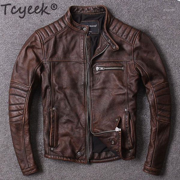 tcyeek spring genuine leather jacket men clothes 2019 streetwear mens autumn cow leather coat casual slim fit moto jacket lw10871, Black
tcyeek spring genuine leather jacket men clothes 2019 streetwear mens autumn cow leather coat casual slim fit moto jacket lw10871, Black