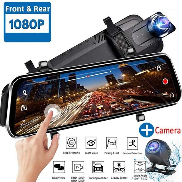 2020 10 inch car driving recorder touch screen stream media car dvr dash camera dual lens rearview mirror full hd video dash cam1
2020 10 inch car driving recorder touch screen stream media car dvr dash camera dual lens rearview mirror full hd video dash cam1