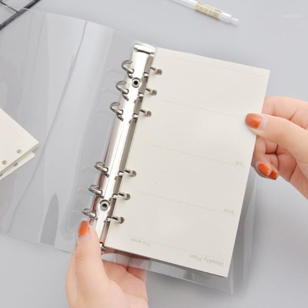 plastic clip file folder transparent color a5/a6/a7 notebook loose leaf ring binder planner agenda school office supplies1, Purple;pink
plastic clip file folder transparent color a5/a6/a7 notebook loose leaf ring binder planner agenda school office supplies1, Purple;pink