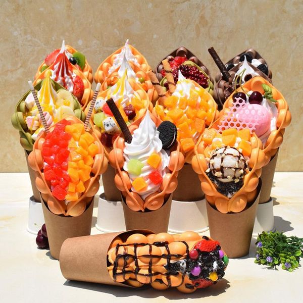 bread makers simulation egg waffle model display, fake eggettes puff bubble sample dessert display
bread makers simulation egg waffle model display, fake eggettes puff bubble sample dessert display