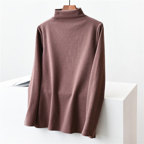 casual turtleneck long sleeve solid white female pullover stretched basic thin women's undershirt adjustment 1zfx
casual turtleneck long sleeve solid white female pullover stretched basic thin women's undershirt adjustment 1zfx