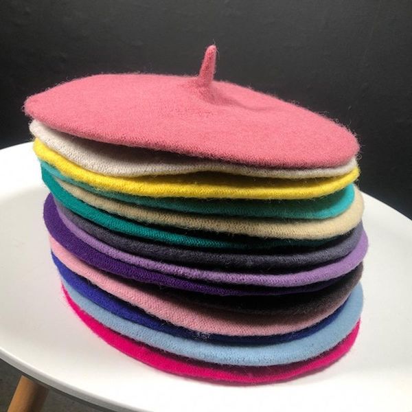 berets wool hat beret women fashion winter autumn warm girl solid color female caps soft beanie, Blue;gray
berets wool hat beret women fashion winter autumn warm girl solid color female caps soft beanie, Blue;gray