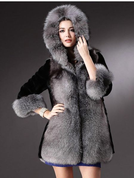 faux coat women 2020 new european american mid-length hooded three quarter cool street wear outerwear teddy jacket, Black
faux coat women 2020 new european american mid-length hooded three quarter cool street wear outerwear teddy jacket, Black