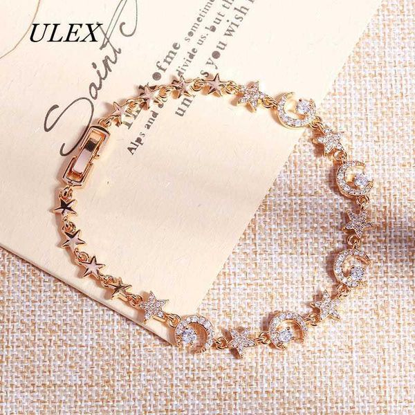 ulex new arrival rose gold round shiny cubic zirconia stone tennis bracelet for women friends jewelry gift1, Black
ulex new arrival rose gold round shiny cubic zirconia stone tennis bracelet for women friends jewelry gift1, Black