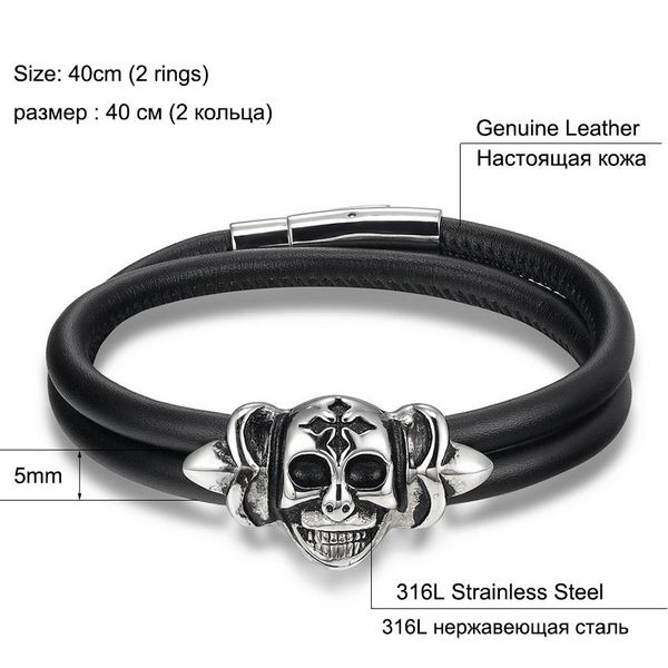 xqni charm bracelets для женщин череп из нержавеющей стали натуральные кожаные браслеты браслеты мужчины ювелирные изделия кожаный веревка б, Bronze;silver
xqni charm bracelets для женщин череп из нержавеющей стали натуральные кожаные браслеты браслеты мужчины ювелирные изделия кожаный веревка б, Bronze;silver