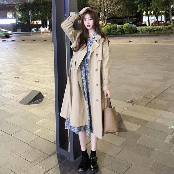 fashion large size windbreaker women's spring autumn clothing 2021 new khaki temperament mid-length loose trench coat g594, Tan;black
fashion large size windbreaker women's spring autumn clothing 2021 new khaki temperament mid-length loose trench coat g594, Tan;black