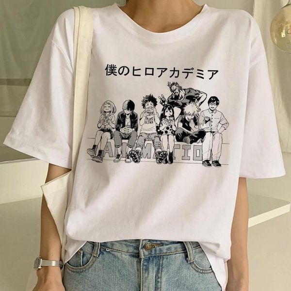 my hero academia short sleeve loose women harajuku japanese tees casual couple ulzzang cartoon plus size t-shirt, White
my hero academia short sleeve loose women harajuku japanese tees casual couple ulzzang cartoon plus size t-shirt, White