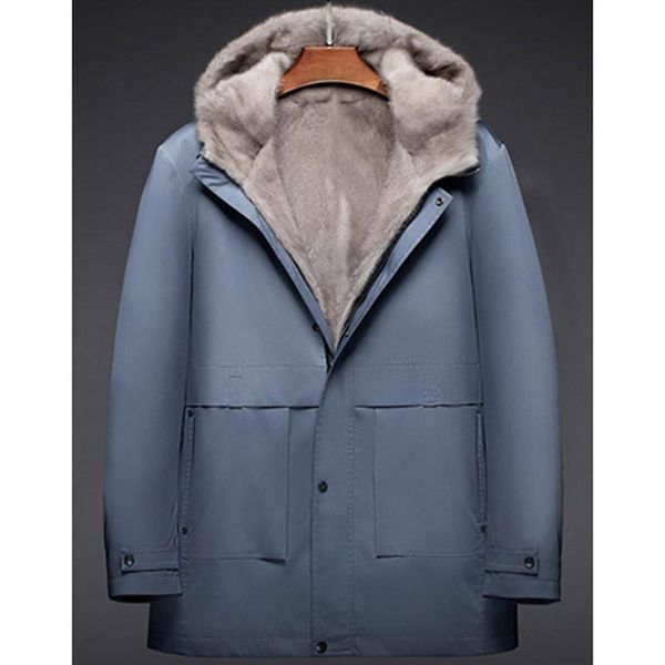 men's leather & faux 2021 luxury clothing men winter warm real natural fur coat hooded wind-proof parkas jacket, Black
men's leather & faux 2021 luxury clothing men winter warm real natural fur coat hooded wind-proof parkas jacket, Black