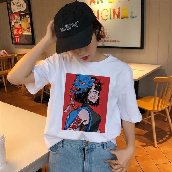 harajuku summer female devil printed letters casual loose fun vintage large size o-neck japanese ulzzang gothic t-shirt, White
harajuku summer female devil printed letters casual loose fun vintage large size o-neck japanese ulzzang gothic t-shirt, White
