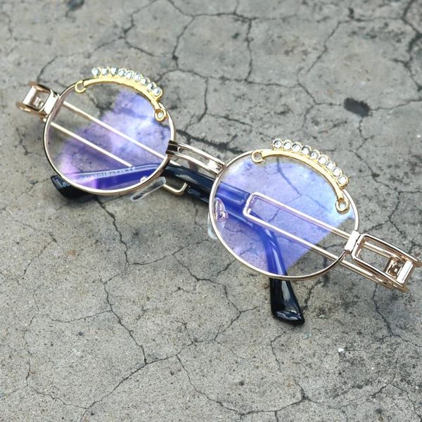 brand design small round sunglasses men bling frame sun glasses for women vintage retro punk goggles clear eyewear nx, White;black
brand design small round sunglasses men bling frame sun glasses for women vintage retro punk goggles clear eyewear nx, White;black