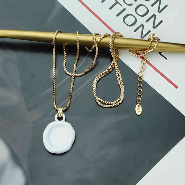 quality bottegav enamel green necklace female minority design sense simple fashion personality versatile advanced light luxury clavicle chai, Black
quality bottegav enamel green necklace female minority design sense simple fashion personality versatile advanced light luxury clavicle chai, Black