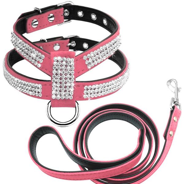 bling rhinestone dog harness leather puppy cat harness vest leash set for small medium dog chihuahua pug yorkshire pet sqcpvd
bling rhinestone dog harness leather puppy cat harness vest leash set for small medium dog chihuahua pug yorkshire pet sqcpvd