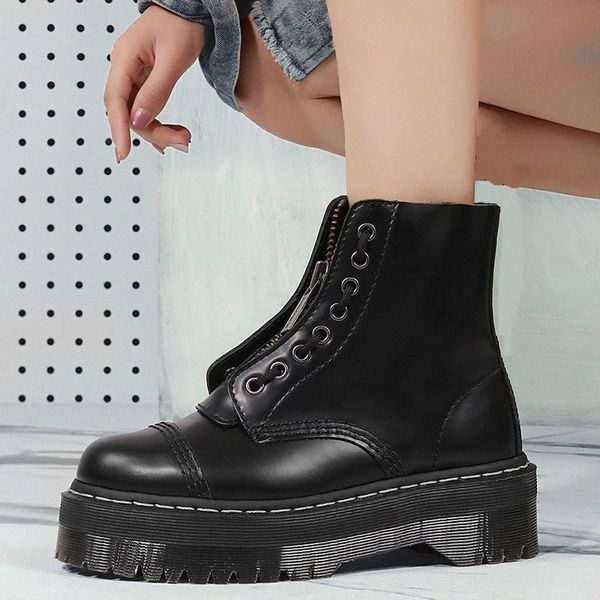 Size35-41 Chunky Motorcycle Boots For Women Autumn 2019 Fashion Round Toe Lace-up Combat Boots Ladies Shoes #az4k
Size35-41 Chunky Motorcycle Boots For Women Autumn 2019 Fashion Round Toe Lace-up Combat Boots Ladies Shoes #az4k