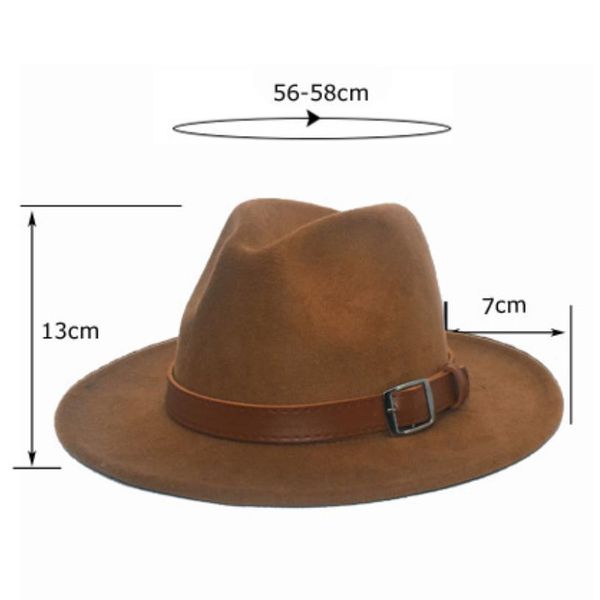 wide brim fedora hat with belt gentle man warm woman stylish felt hat medium width gorra hombre winter fashion, Blue;gray
wide brim fedora hat with belt gentle man warm woman stylish felt hat medium width gorra hombre winter fashion, Blue;gray