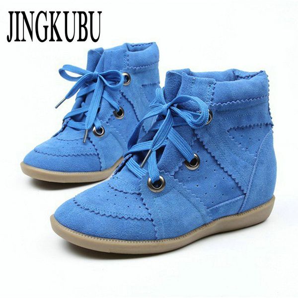 jingkubu women blue cow suede ankle boots female increased platform short boots lcae-up sneakers casual shoes woman botas mujer y200723, Black
jingkubu women blue cow suede ankle boots female increased platform short boots lcae-up sneakers casual shoes woman botas mujer y200723, Black
