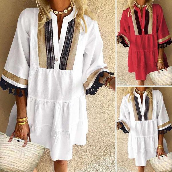 party dresses summer beach dress women vintage print sundress half sleeve v neck 2021 bohemian vestido casual robe plus size, White;black
party dresses summer beach dress women vintage print sundress half sleeve v neck 2021 bohemian vestido casual robe plus size, White;black