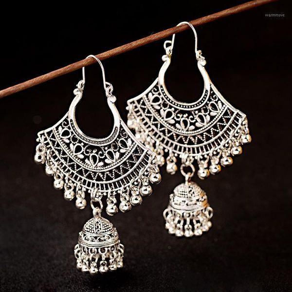 2019 Sector Hollow Turkish Vintage Jhumka Drop Earrings Women's Silver Bells Tassel Ethnic Turkey Jewelry Bijoux Ladies1
2019 Sector Hollow Turkish Vintage Jhumka Drop Earrings Women's Silver Bells Tassel Ethnic Turkey Jewelry Bijoux Ladies1