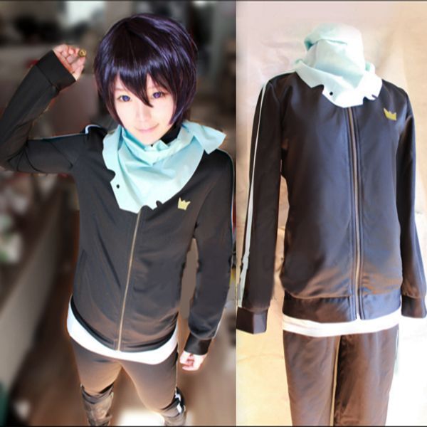 anime costumes anime noragami yato cosplay costume jacket suit sportswear whole set (sweatshirt + pants + scarf), Black
anime costumes anime noragami yato cosplay costume jacket suit sportswear whole set (sweatshirt + pants + scarf), Black