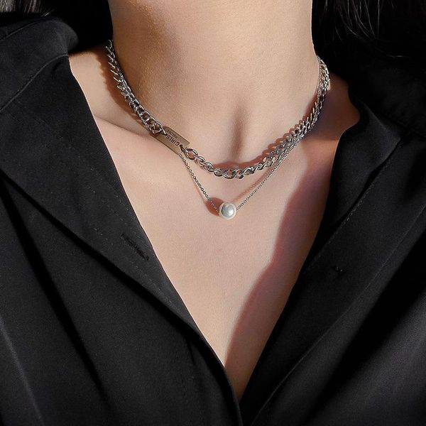 chokers european and american fashion exaggerated double brand necklace collar bone pearl pendant, Golden;silver
chokers european and american fashion exaggerated double brand necklace collar bone pearl pendant, Golden;silver
