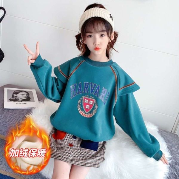 zhongda girls' korean sweater 2020 new version bottom coat children's thickened autumn and winter all in one plush et, Black
zhongda girls' korean sweater 2020 new version bottom coat children's thickened autumn and winter all in one plush et, Black
