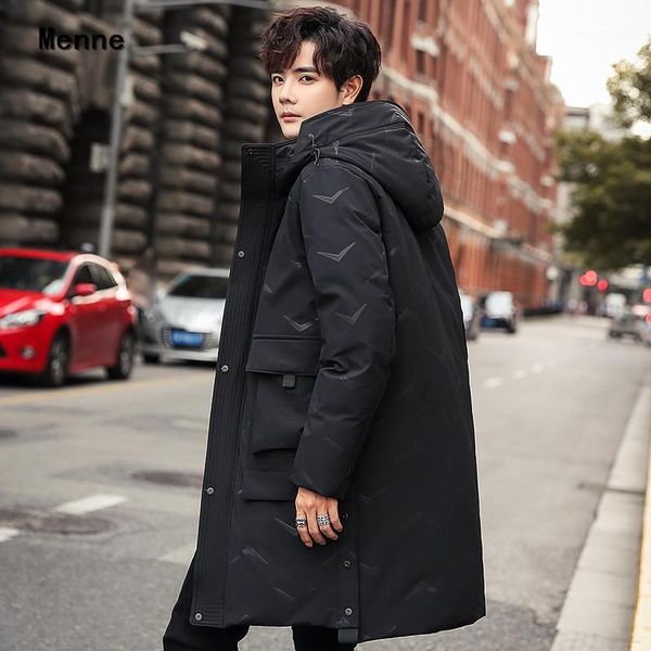 2019 winter man's long section korean thickening casual hooded down jacket /coat1, Black
2019 winter man's long section korean thickening casual hooded down jacket /coat1, Black