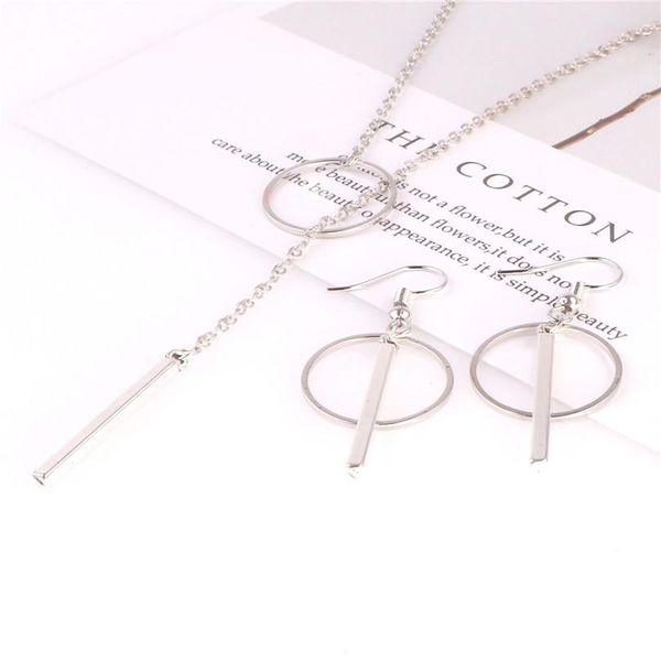 circle strip long chain multi-layer pendant necklaces star earring for women trend sweater chain choker silver color jewelry set wmtbmp
circle strip long chain multi-layer pendant necklaces star earring for women trend sweater chain choker silver color jewelry set wmtbmp
