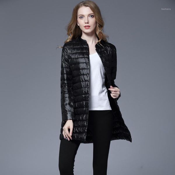 jaycosin women's round neck fashion lightweight solid color long button down jacket winter coat ladies down jacket1, Black
jaycosin women's round neck fashion lightweight solid color long button down jacket winter coat ladies down jacket1, Black