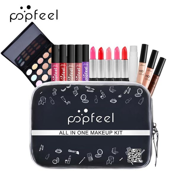 eye shadow popfeel 15-piece make up set tools for beginner girl storage bag lipstick powder selling tslm1
eye shadow popfeel 15-piece make up set tools for beginner girl storage bag lipstick powder selling tslm1