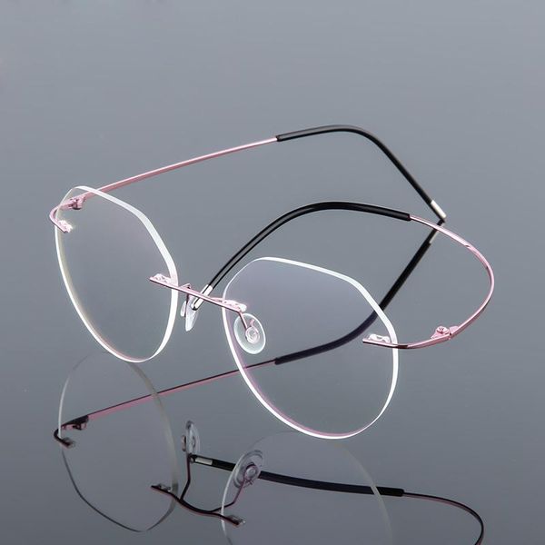 fashion sunglasses frames ultralight eyeglasses memory titanium rimless reading glasses men & women presbyopic brand design 2021, Black
fashion sunglasses frames ultralight eyeglasses memory titanium rimless reading glasses men & women presbyopic brand design 2021, Black